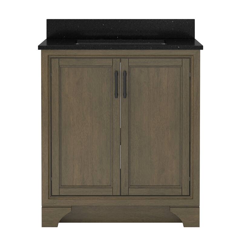 CRAFT + MAIN LCVT3122-QBG Lanagan 31" Free Standing Single Basin - Shaded Timber