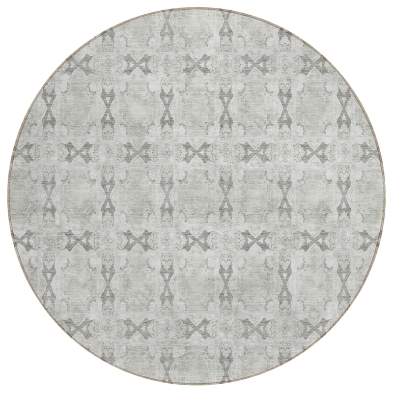 Lana Garden-Inspired Weather Resistant Timeless Fusion Outdoor Rug