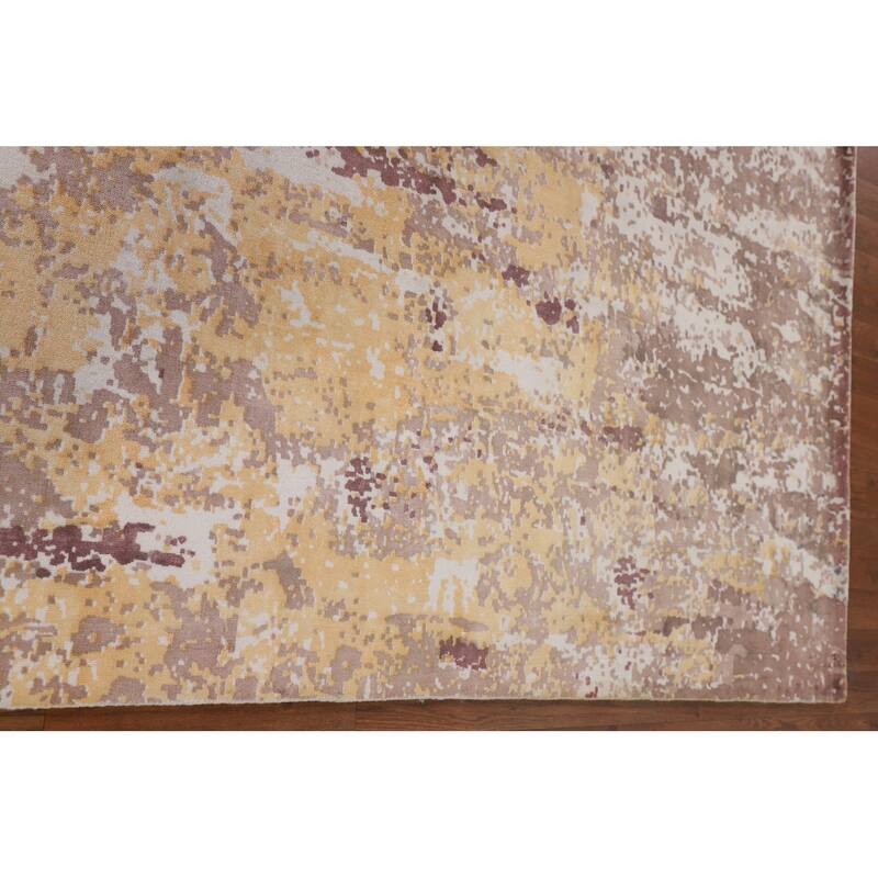 Abstract / Modern Area Rug Handmade Contemporary Wool Carpet - 5'11"x 8'11"