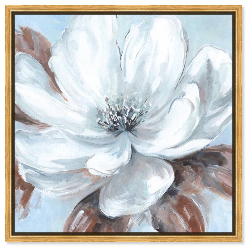 Delicate Blooms I Canvas by Art Remedy - 20" x 20" - Gold