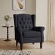 preview thumbnail 40 of 76, Button-Tufted Accent Chair Wingback Armchair - 38"H
