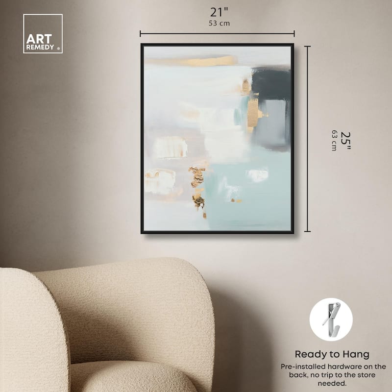 Misty Luxe I Canvas by Art Remedy