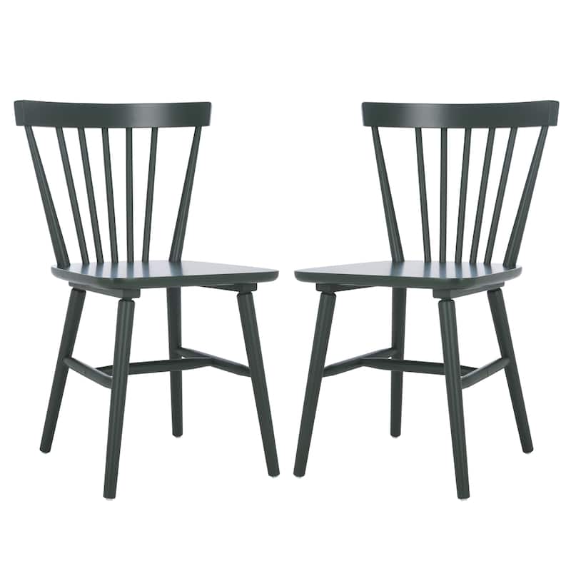 SAFAVIEH Signa Spindle Farmhouse Dining Chair (Set of 2) - 20" W x 20" D x 33" H - 20"W x 20"D x 33"H