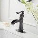 Single Hole Bathroom Sink Faucet with Deck Plate in Oil Rubbed Bronze ...