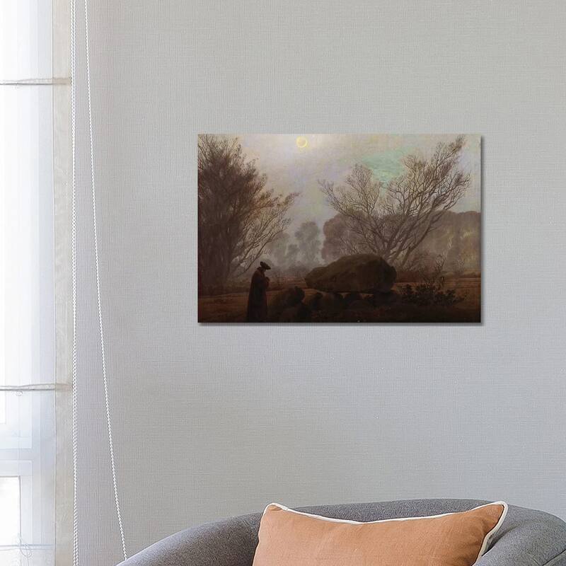 iCanvas "A Walk in the Mountains " by Caspar David Friedrich Canvas Print - 18x26x1.5