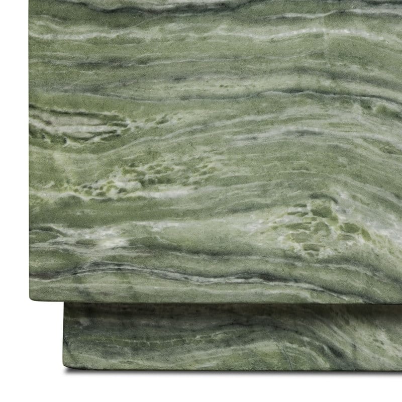 Stova Cube Concrete Side Table with Marble Finish