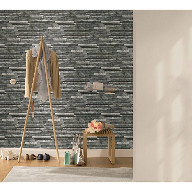 Marburg Federico Grey Slate Wallpaper - 20.9 x 396 x 0.025