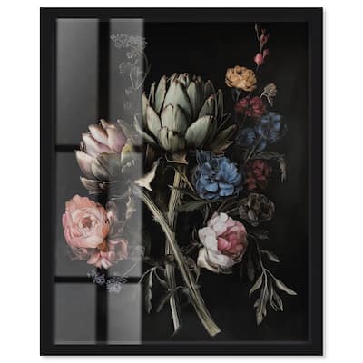 Moody Artichoke III Shadowbox by Art Remedy