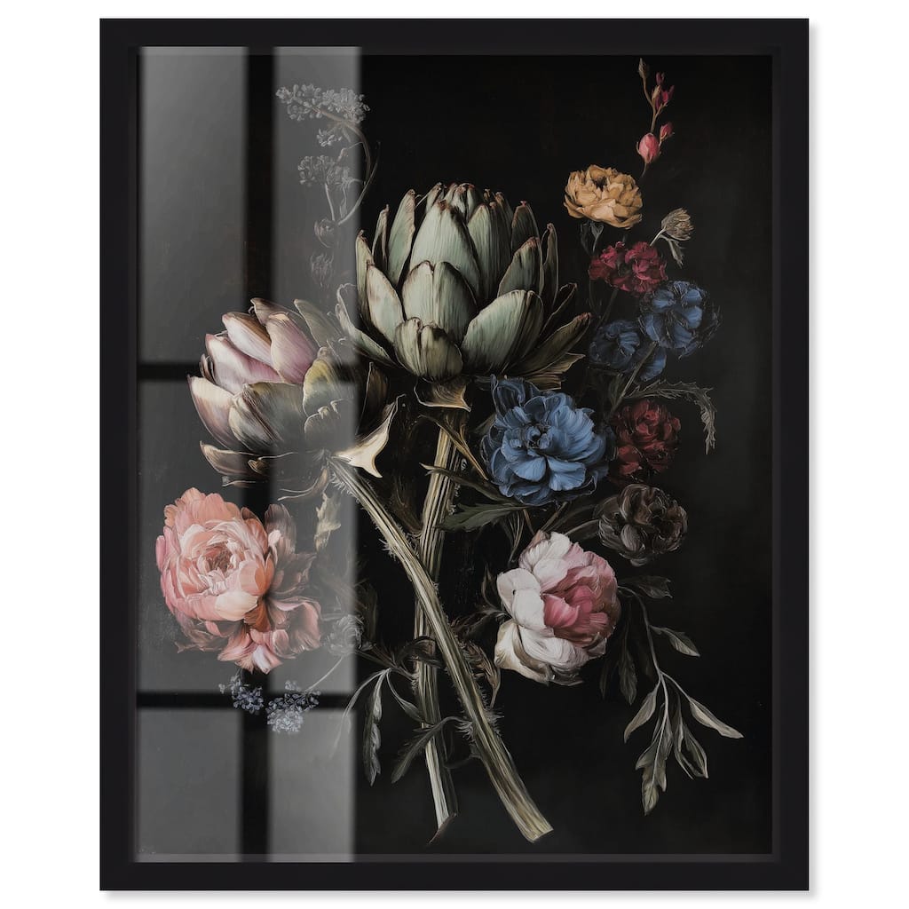 Moody Artichoke III Shadowbox by Art Remedy