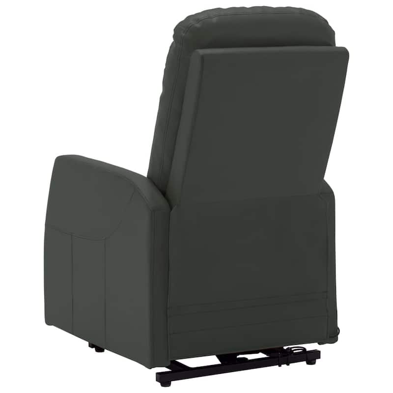 vidaXL Power Lift Recliner Electric Lift Chair for Home Theater Faux Leather - 26" x 35.8" x 42.1"