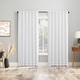 preview thumbnail 34 of 56, Sun Zero Aria 2-pack Magnetic Closure Theater Grade Total Blackout Back Tab 2-Piece Curtain Panel Pair