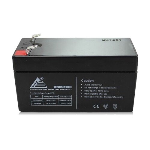 Replacement AGM SLA Battery 12V-1.3Ah Single Pack Replacement AGM SLA Battery