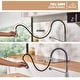 preview thumbnail 13 of 40, Undermount Single Bowl 16 Gauge Nano Stainless Steel Workstation Kitchen Sink with Pull Down Kitchen Faucet and Accessories