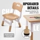 preview thumbnail 6 of 8, Adjustable Kids Table and 4 Chair Set for Ages 2–8, Multi-Function Activity Desk - 47.24 x 23.62 x 18.98-22.52 inch