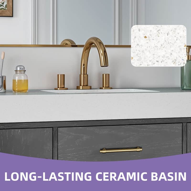 Moasis 40" Floating Bathroom Vanity with 2 Drawer and 2 Cabinet