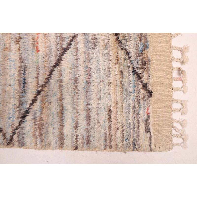 ECARPETGALLERY Hand-knotted Pak Finest Marrakesh Grey Wool Rug - 8'1 x 9'9