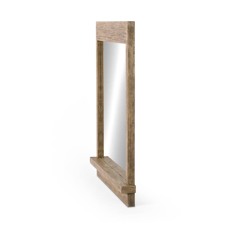Meridith Wall Mirror-Distressed Light Pine - 42W x 4D x 50H