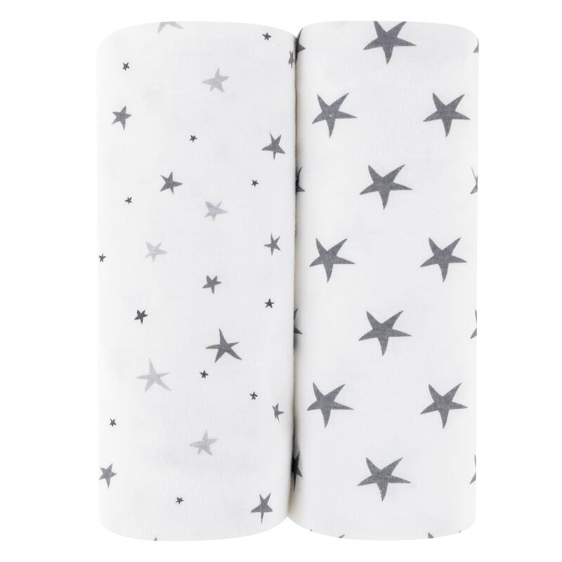 Ely's & Co. Baby Waterproof Changing Pad Cover Sheet Set - 2 Pack - 34" x 17"