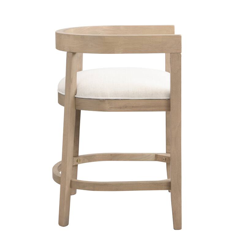 Timel Rubberwood Counter Stool (Set of 2) by Christopher Knight Home