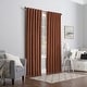 preview thumbnail 9 of 7, Sun Zero Amherst Velvet Noise Reducing Thermal Extreme Total Blackout Back Tab Curtain Panel, Single Panel