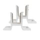 preview thumbnail 1 of 3, ALEKO Wall Mounting Brackets for Retractable Awnings Lot of 2 White