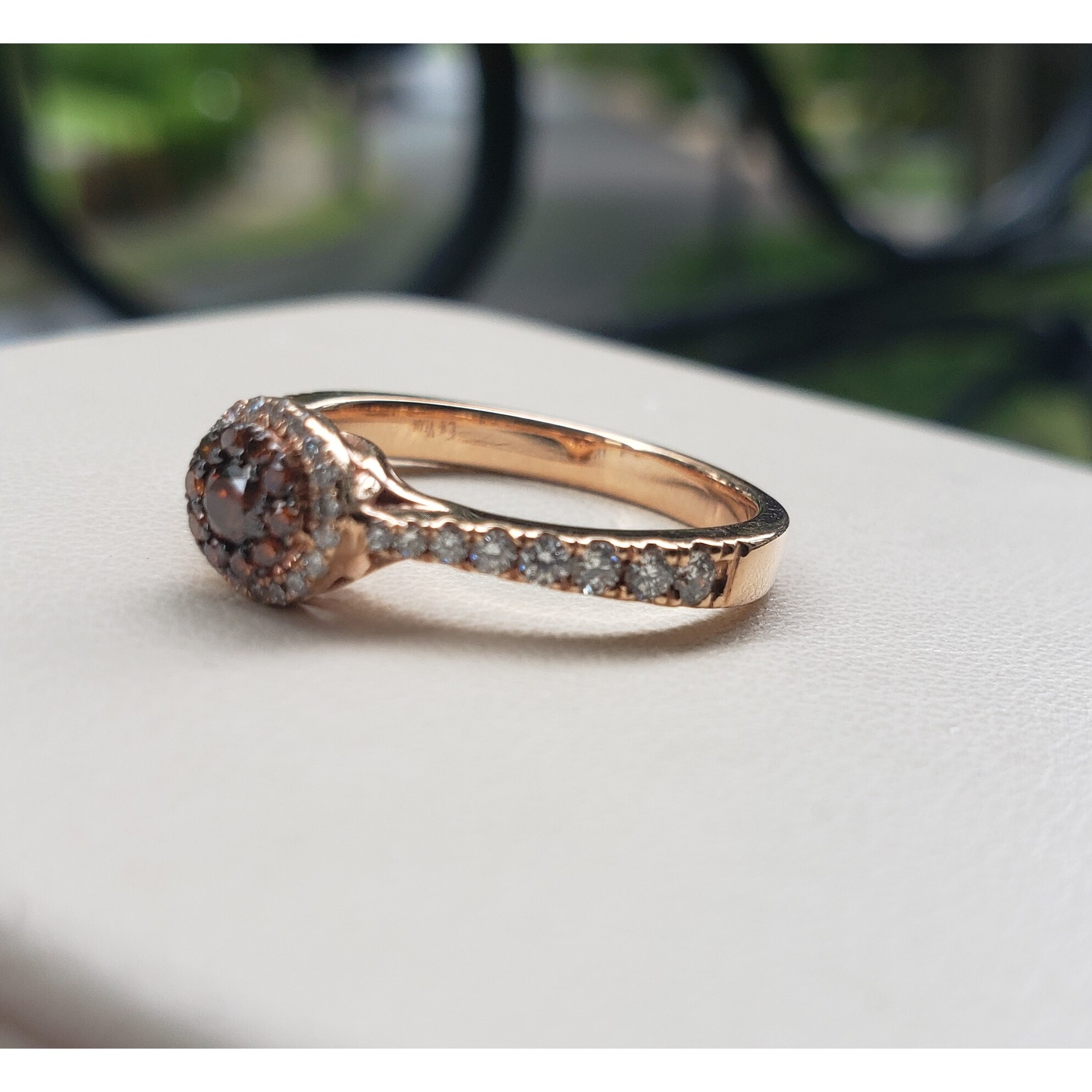 Shop Encore By Le Vian Chocolate Diamond Ring 14k Rose Gold Size 7 On Sale Overstock 31108741