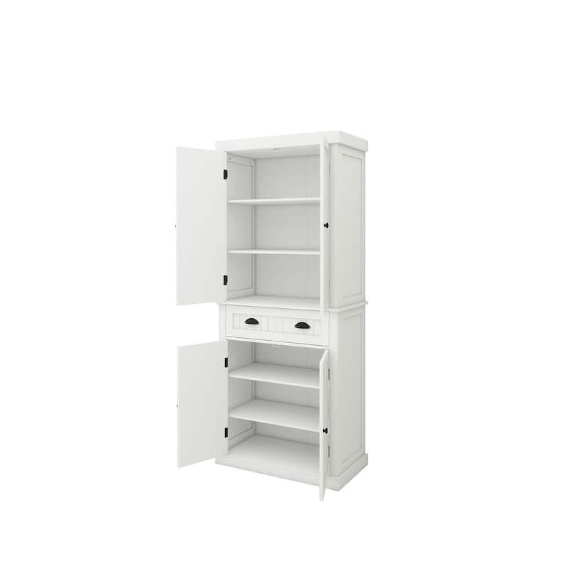72 in. H Kitchen Storage Pantry Cabinet Closet with Doors