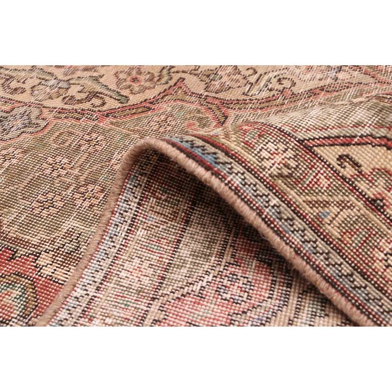 ECARPETGALLERY Hand-knotted Antalya Vintage Dark Copper Wool Rug - 5'9 x 9'1