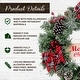 preview thumbnail 3 of 6, Fraser Hill Farm 24-in. Christmas Frosted Wreath