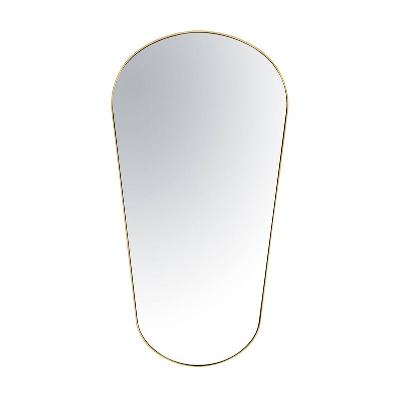 Pointless Exclamation 21x40 Framed Mirror - Gold