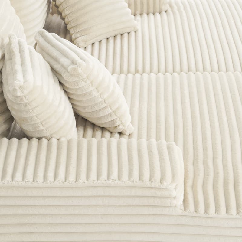 Cathy 82" W No Assembly Required Chaise Sofa Lounge Sectional Couch