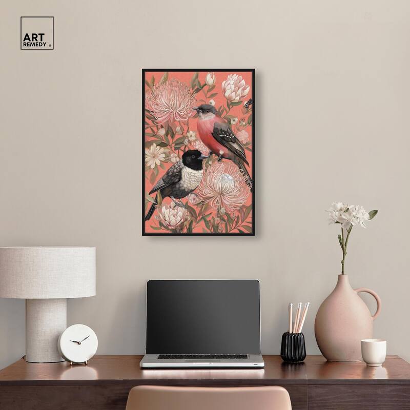 Protea Paradise Canvas by Art Remedy