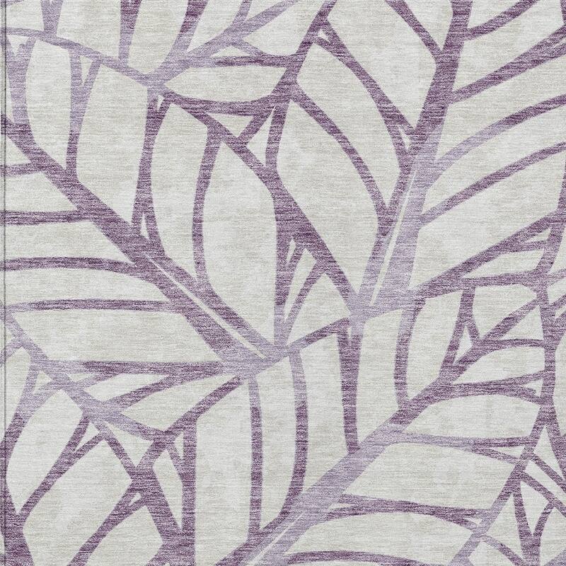 HomeRoots Floral Transitional Rectangle Outdoor Rug