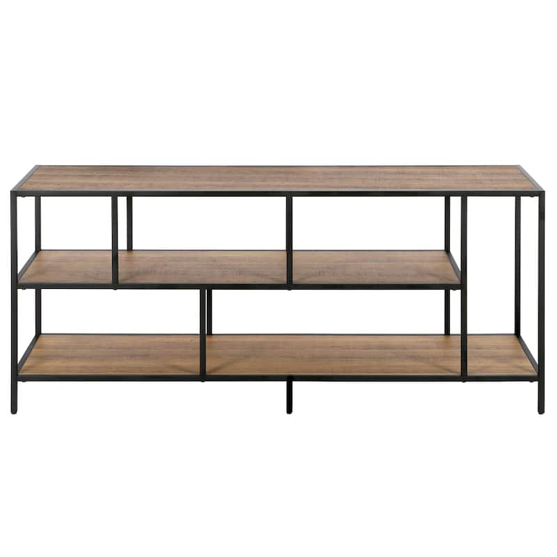 Winthrop Rectangular TV Stand with Metal Shelves for TV's up to 60"