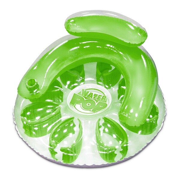 48.5" Inflatable Lime Green Water Pop Circular Swimming Pool Lounger - N/A