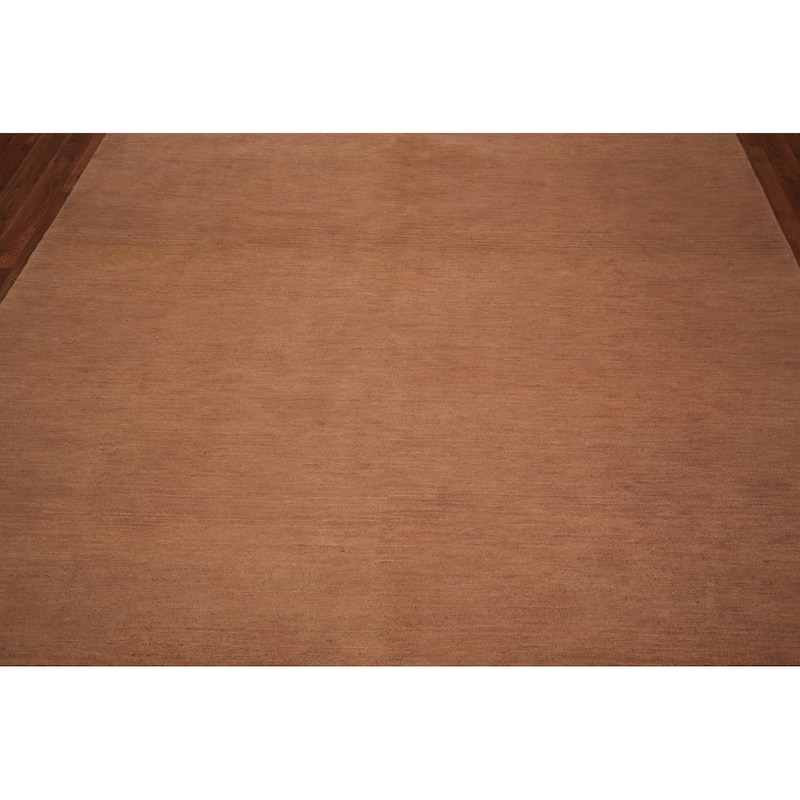 Modern Gabbeh Oriental Area Rug Hand-Knotted Living Room Wool Carpet - 6'9" x 9'9"