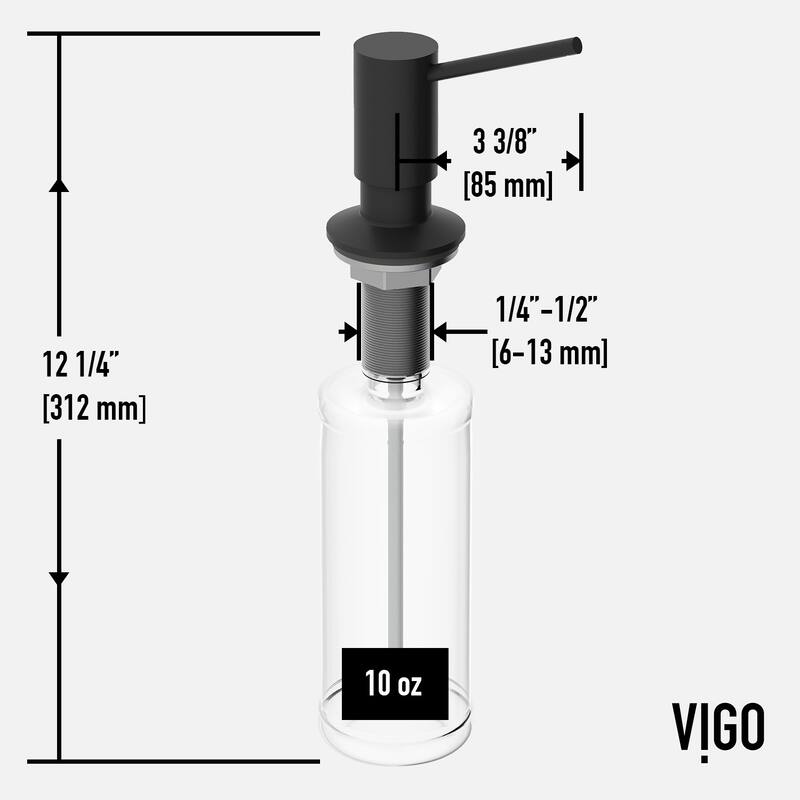 VIGO Greenwich 18" H Single Handle Pull-Down Sprayer Kitchen Faucet