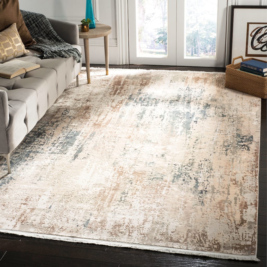 SAFAVIEH Eclipse Novilia Vintage Boho Abstract Viscose Rug with