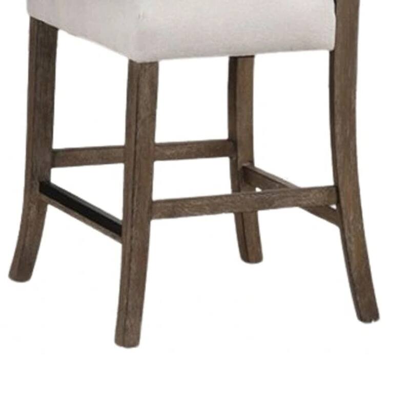 Asten Side Dining Chair Set of 2, Curved Back, Dark Walnut Brown, Gray Seat