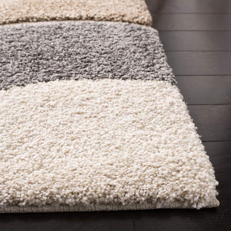 SAFAVIEH Florida Shag Cirilla Abstract Wave 1.2-inch Thick Rug