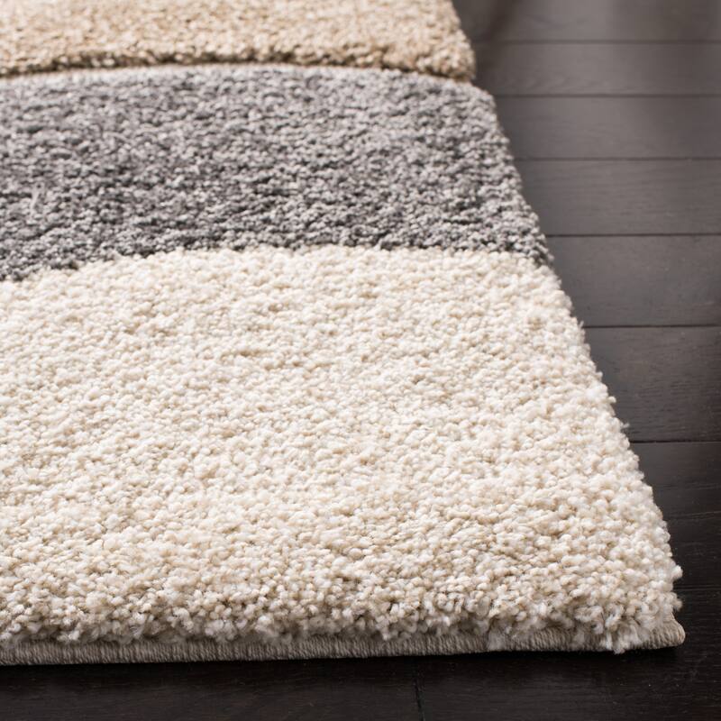 SAFAVIEH Florida Shag Melahat Abstract Wave 1.2-inch Thick Rug