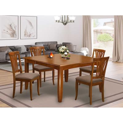 Dining Room Set - Table and Chairs - Eclectic Elegance - 54 Inch Square Table - 8 Chairs