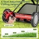 preview thumbnail 7 of 19, Costway 16" Push Lawn Mower with 5-Blade 6.9 Gallon Removable Grass - See Details