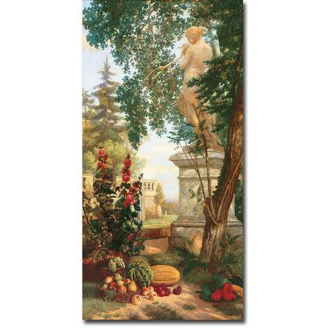 Panneau décoratif aux fruits by Dugasseau Gallery Wrapped Canvas Giclee Art (36 in x 18 in)