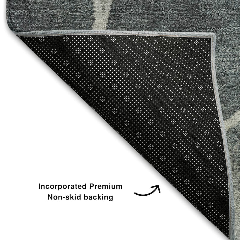 Premium Washable Super Soft Contemporary Cobble Mayfield Rug