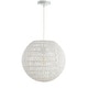 preview thumbnail 6 of 39, Campana 1-Light Bohemian Modern Woven Rattan/Iron LED Pendant, by JONATHAN Y