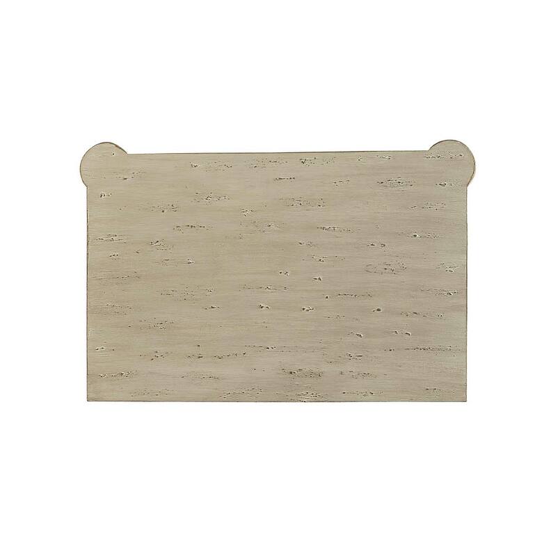 Small 24-inch Distressed Finish Mesh Front Field Chest