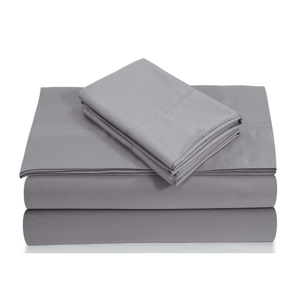 slide 2 of 9, Egyptian Cotton 800 Thread Count Deep Pocket Bed Sheet Set Cal King - Silver Grey