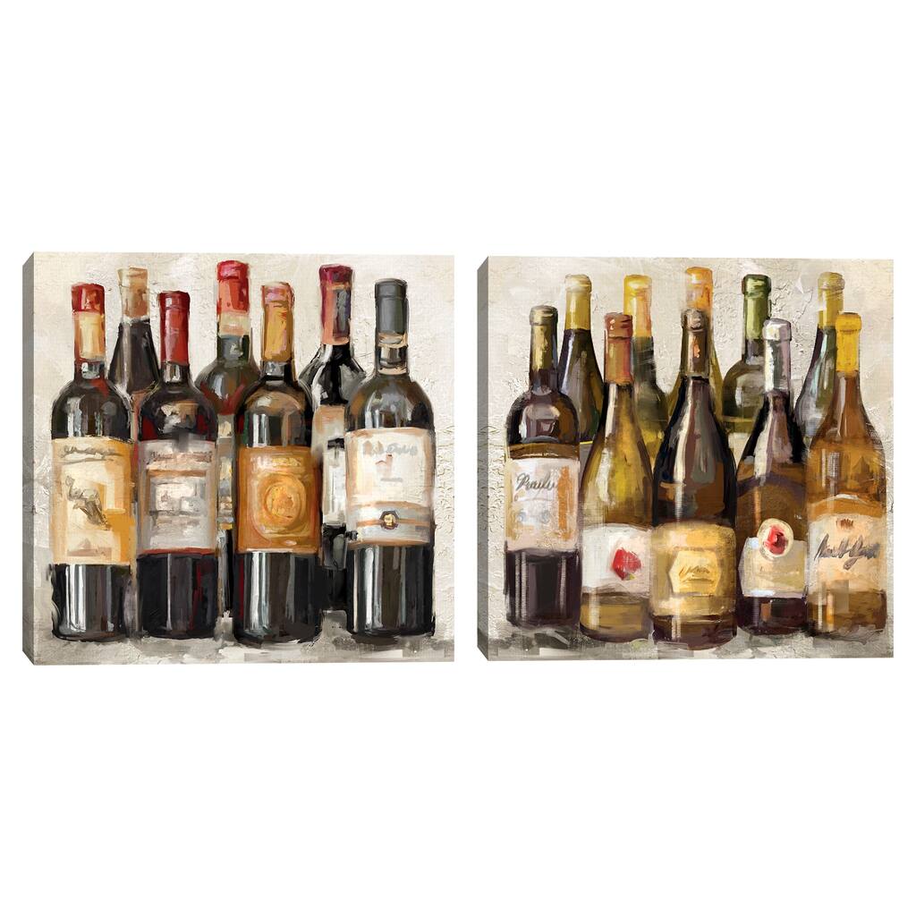 Vinology II-III by Studio Arts Canvas Art Prints