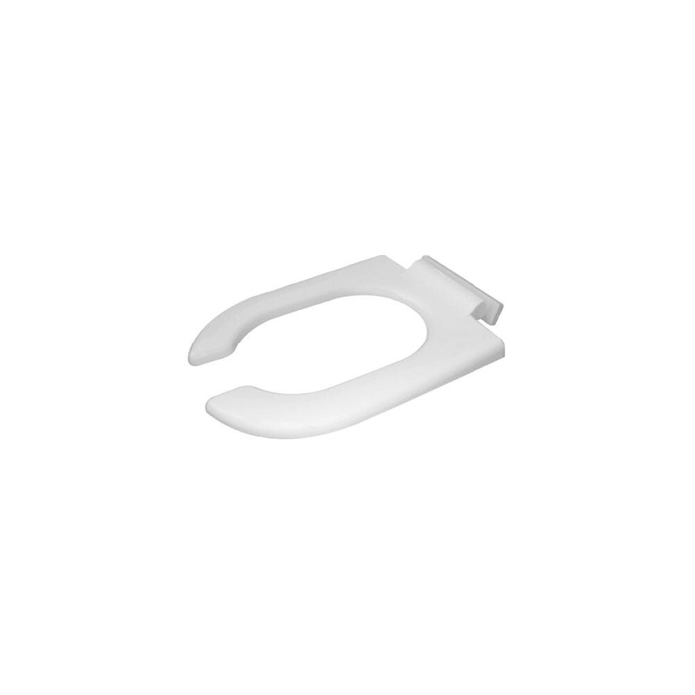 Shop Duravit 0064390000 Starck 3 Elongated Open Front Toilet Seat With Slow Close Hinges Less Cover White Free Shipping Today Overstock 16442457